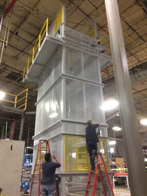 Continuous lift machine
