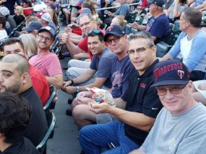RMH employees at a Minnesota Twins baseball game.