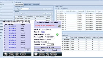 A screenshot of manufacturing software.