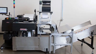 An automatic bagging system.