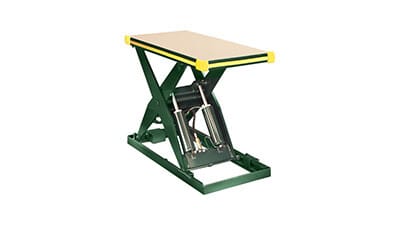 A Southworth hydralic scissor lift table.