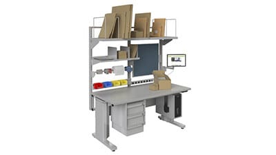 An example of a workstation used in a manufacturing facility.