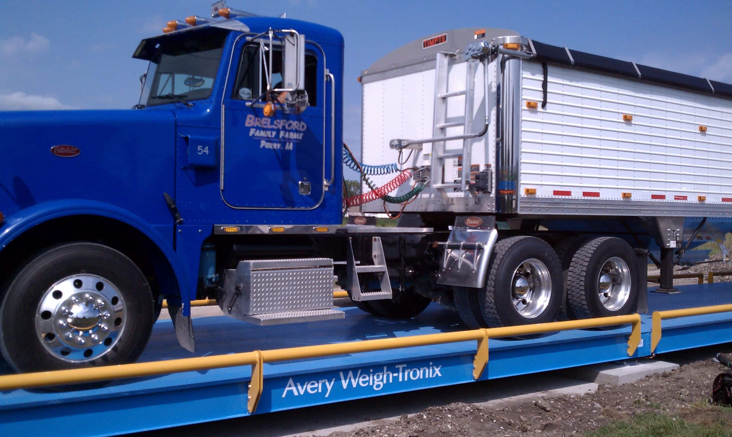 Blue Truck truck scale